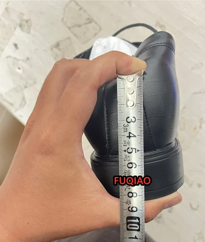 3/6/8 CM Elevator Shoes Men Dress Shoes Black Soft Leather Men Heighten Formal Shoes Casual Business Men Oxfords Suit Shoes
