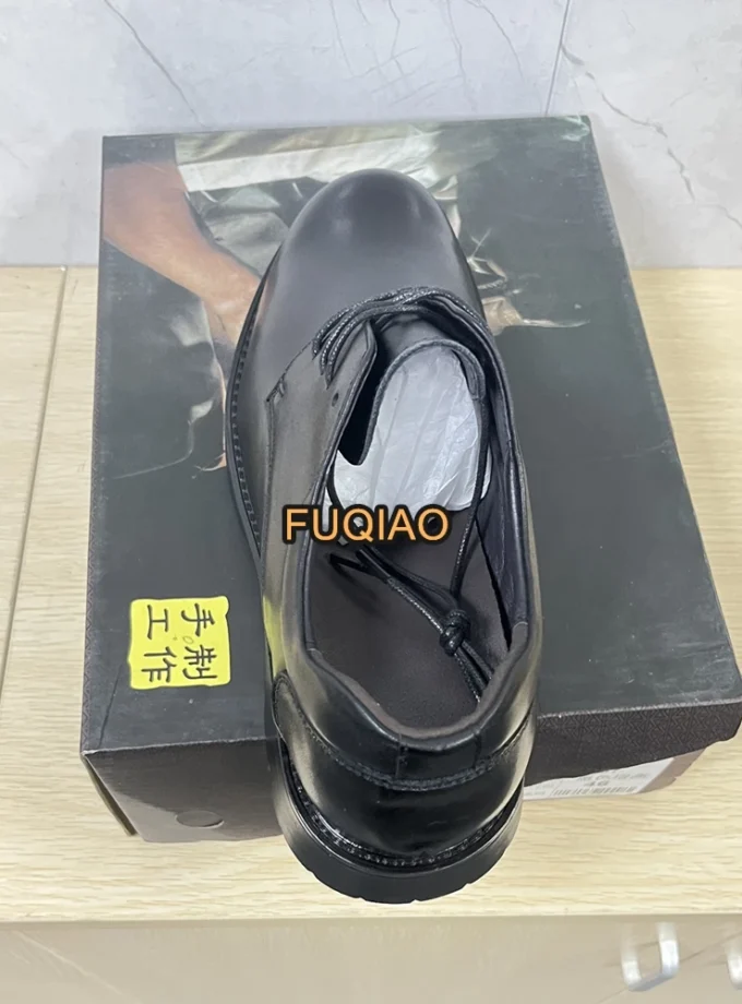 High Quality Cow Leather Platform High Heel Flat/7CM Height Increase Men Leather Shoe Oxford Dress Elevator Shoes Formal Wedding