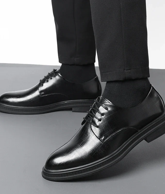 Elevator Shoes For Men 6cm/Flat Shoes Men Formal Shoes Winter/Spring Classic Business Luxury Men Oxfords Footwear Suit Shoes