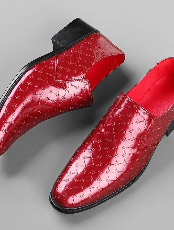 Brand Business Dress Men Shoes Formal Slip On Dress Shoes Men Thick Heel Oxfords High Quality Leather Shoes For Men Lift Loafers